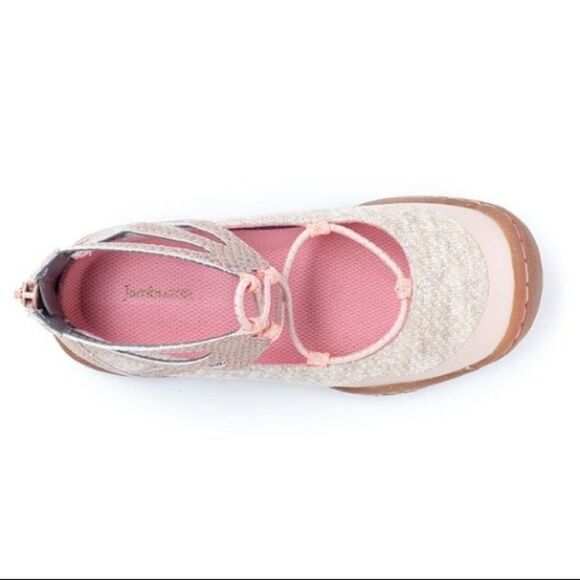 NIB Girl's Light Pink Pythera Ballet Flats 9 - Picture 4 of 5